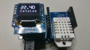 Wemos Temp Display DHT 22